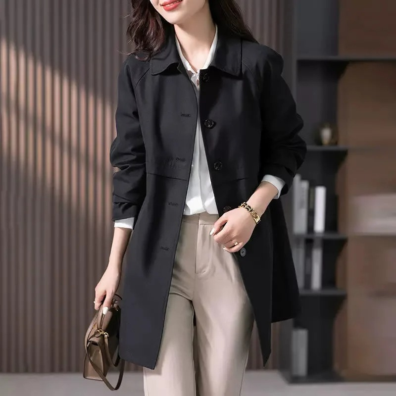 THE ELISE | SHORT TRENCH COAT