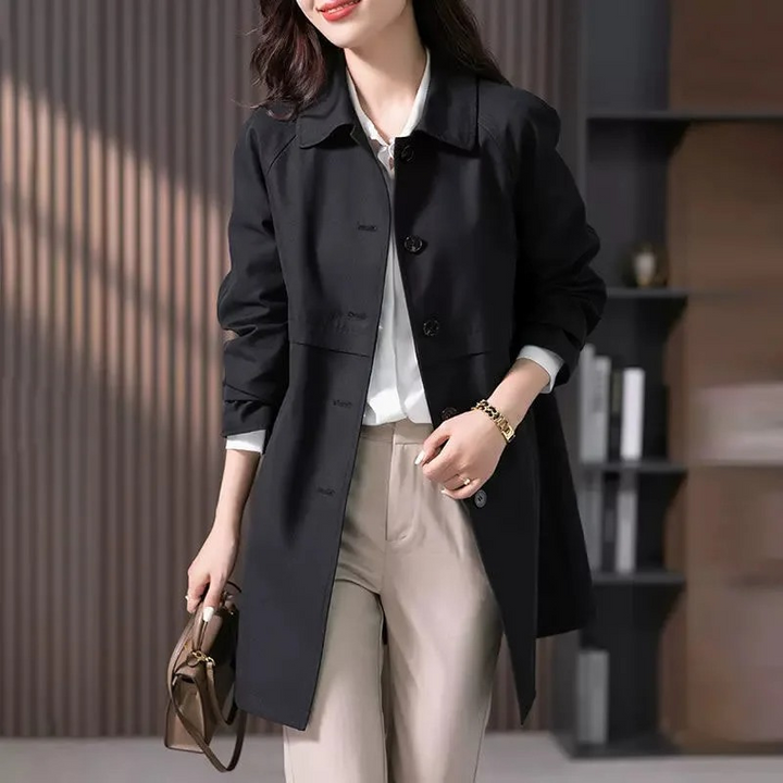 THE ELISE | SHORT TRENCH COAT