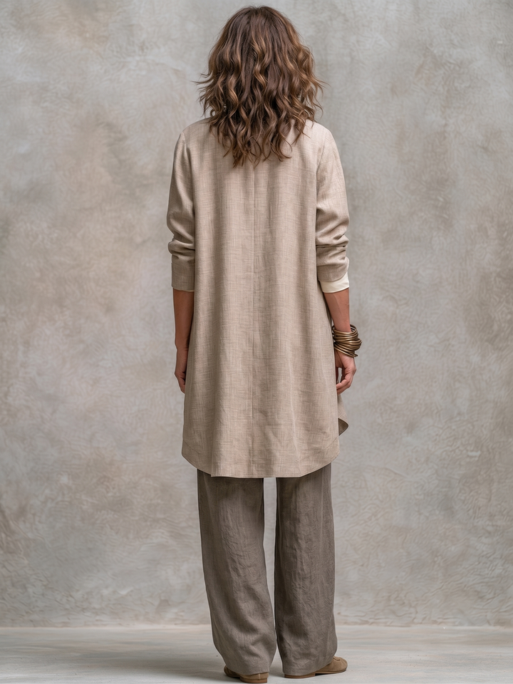 SERENZA™ | LAYERED WIDE-LEG SET