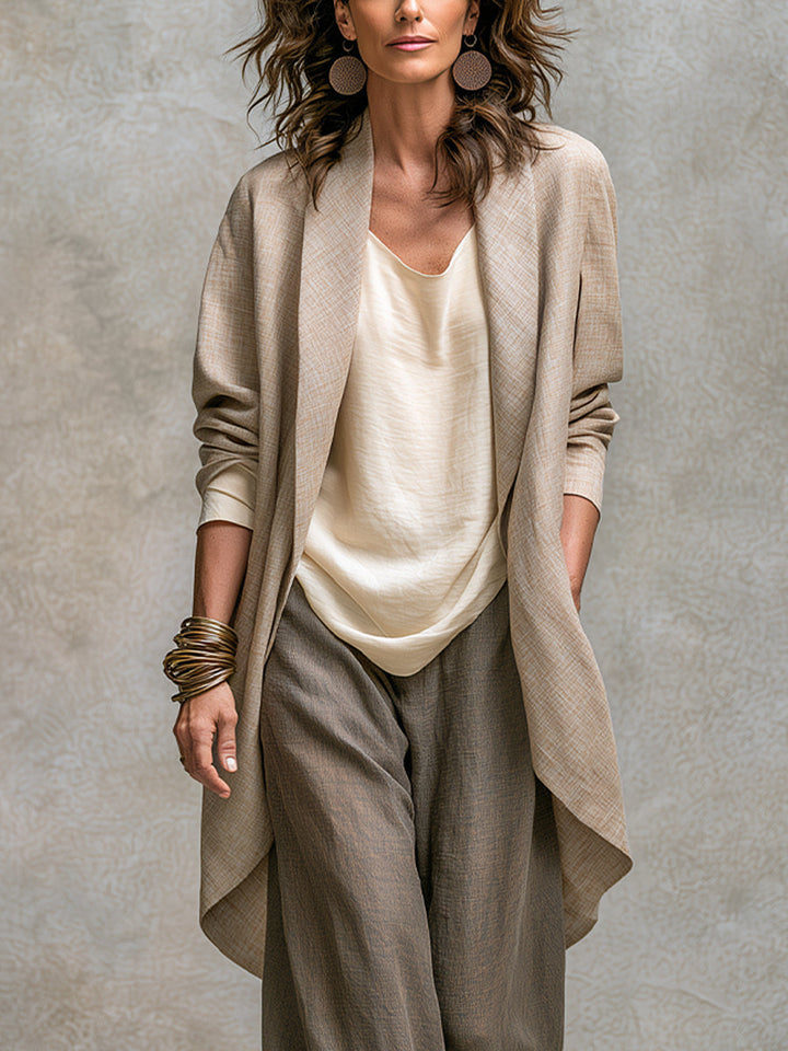 SERENZA™ | LAYERED WIDE-LEG SET