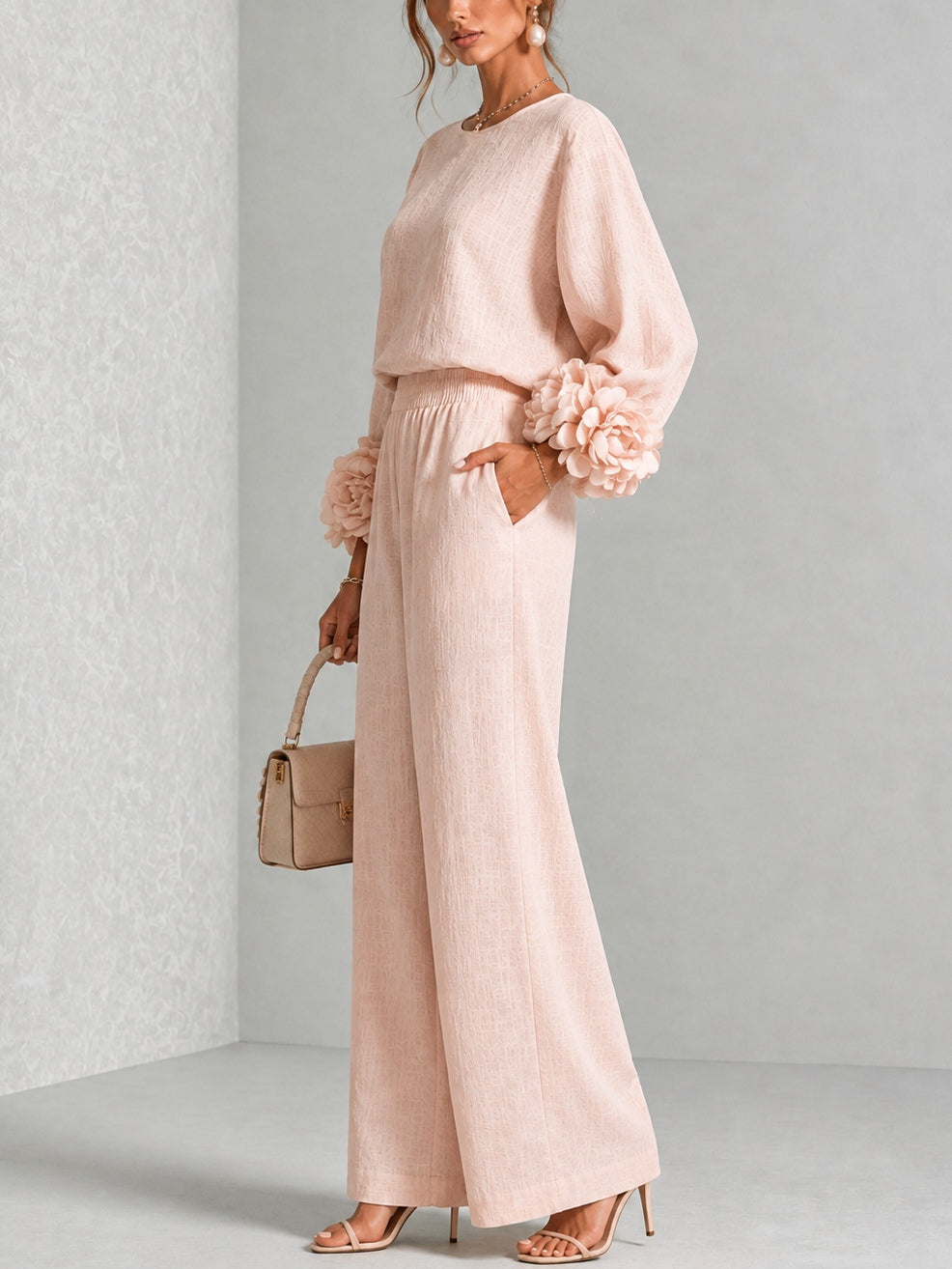 THALIA | FLORAL CUFF TWO-PIECE SET