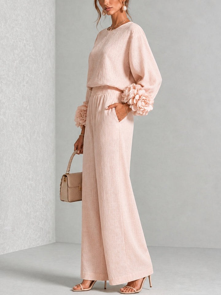THALIA | FLORAL CUFF TWO-PIECE SET