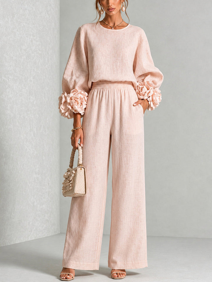 THALIA | FLORAL CUFF TWO-PIECE SET