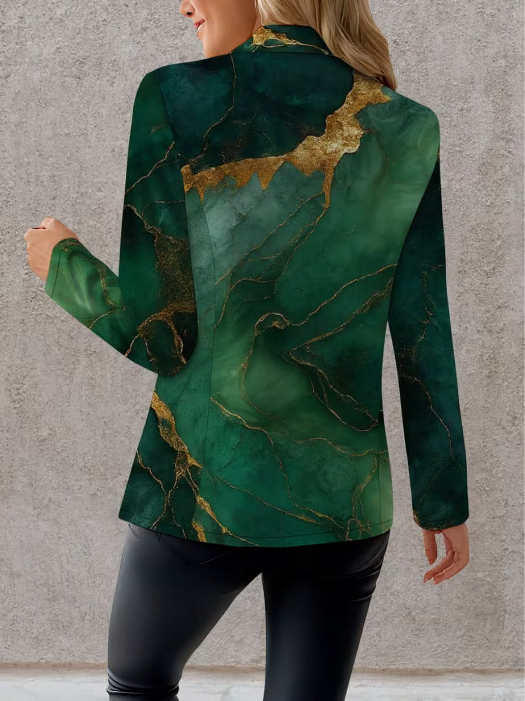 EUPHORIA™ | EMERALD MARBLE TAILORED BLAZER