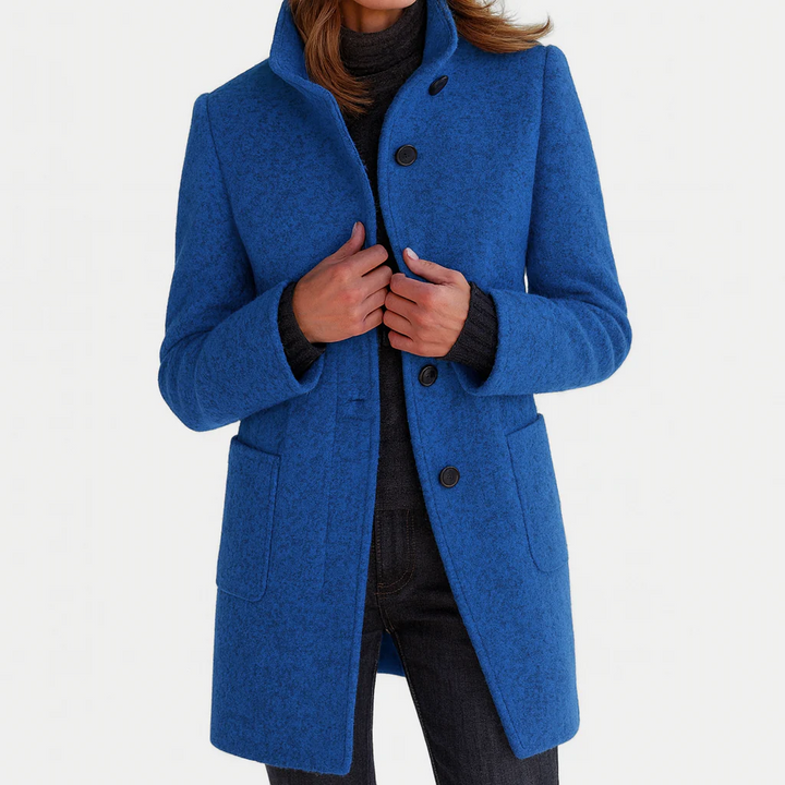 HENRIETTE™ | WOOL-BLEND MIDI COAT