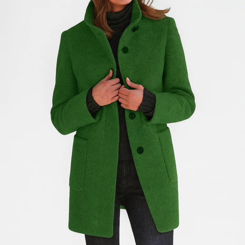 HENRIETTE™ | WOOL-BLEND MIDI COAT