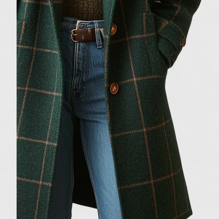 CLASSIC TAILORED CHECK COAT