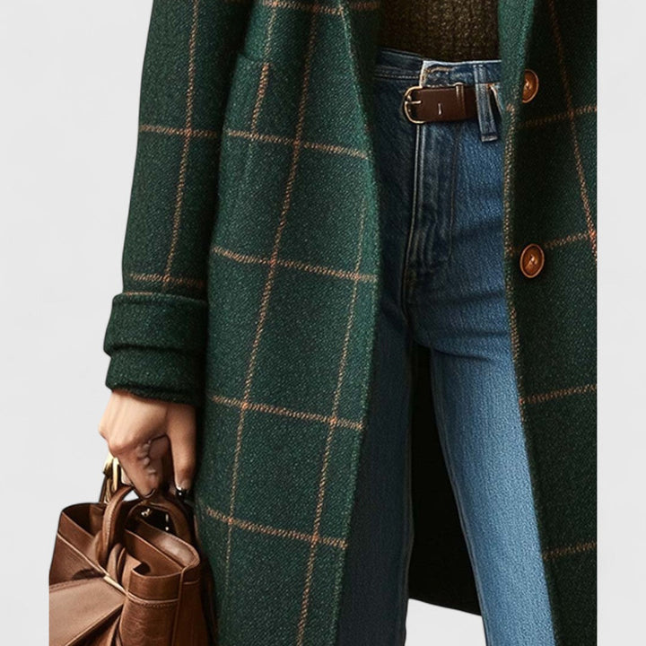 CLASSIC TAILORED CHECK COAT