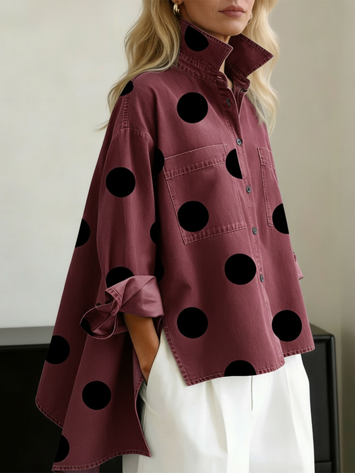 MARCELLE™ | POLKA DOT OVERSHIRT