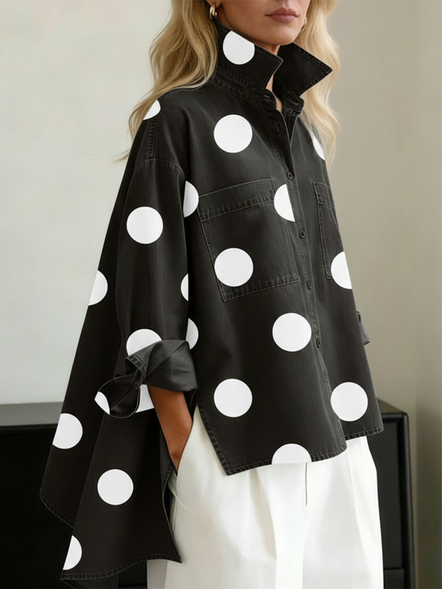 MARCELLE™ | POLKA DOT OVERSHIRT