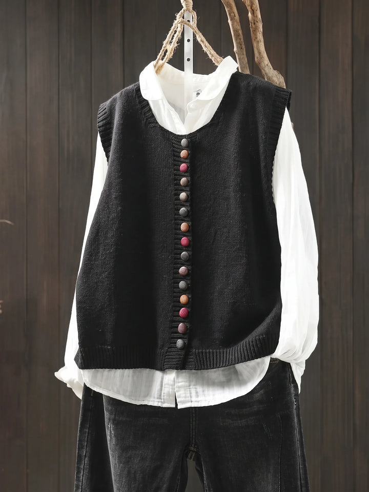 MATILDA™ | BUTTONED KNIT VEST