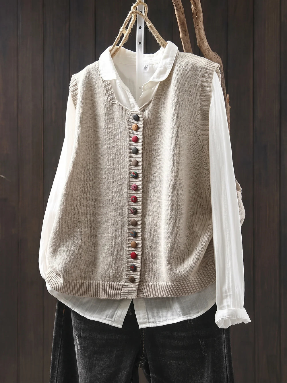 MATILDA™ | BUTTONED KNIT VEST