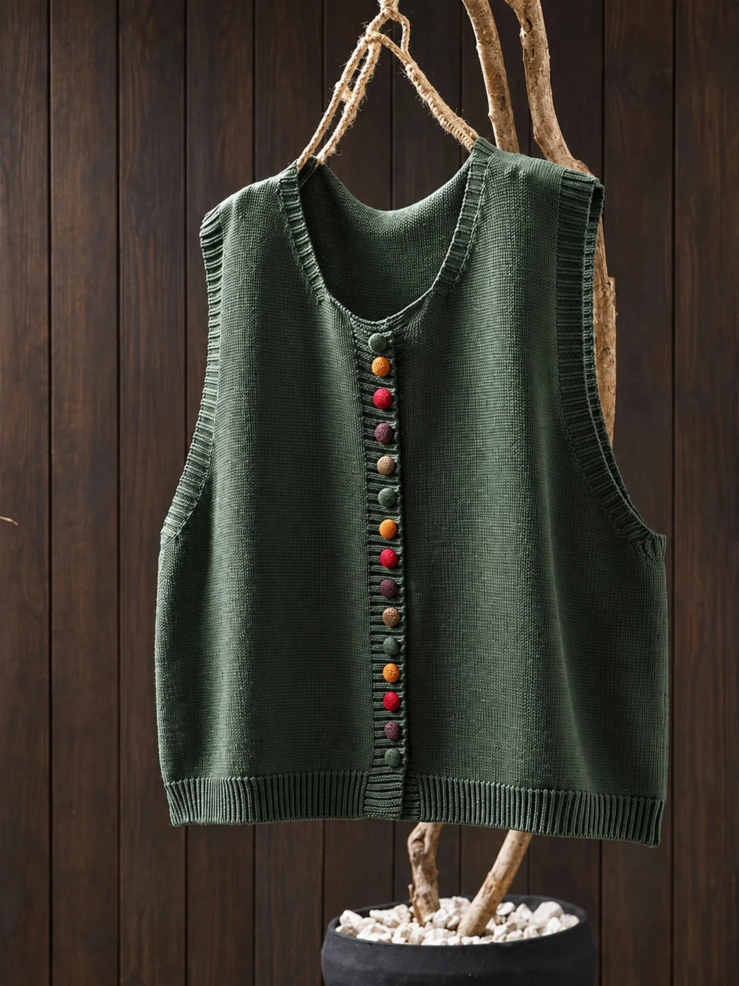 MATILDA™ | BUTTONED KNIT VEST