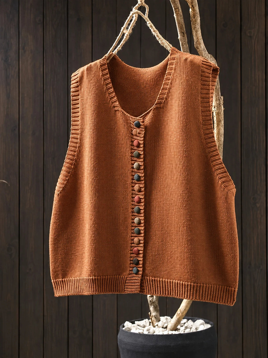 MATILDA™ | BUTTONED KNIT VEST