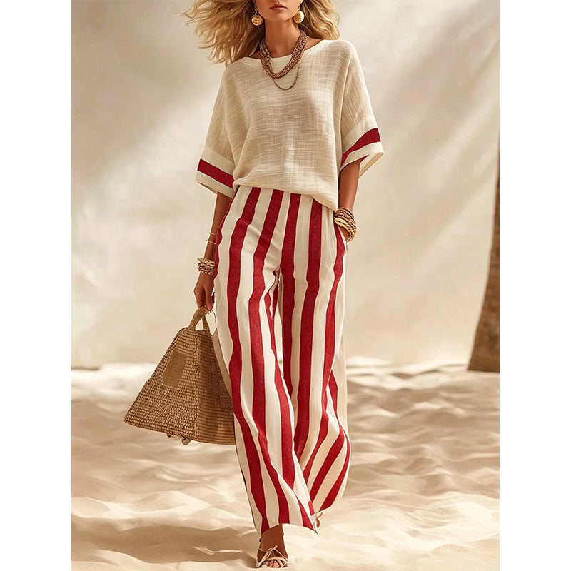 IRINI | STRIPED TWO-PIECE SET