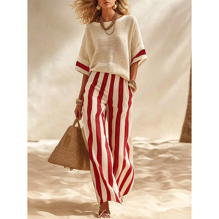 IRINI | STRIPED TWO-PIECE SET